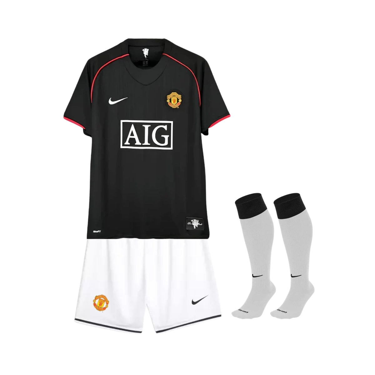 Kids Retro Manchester United Away Shirt 07/08