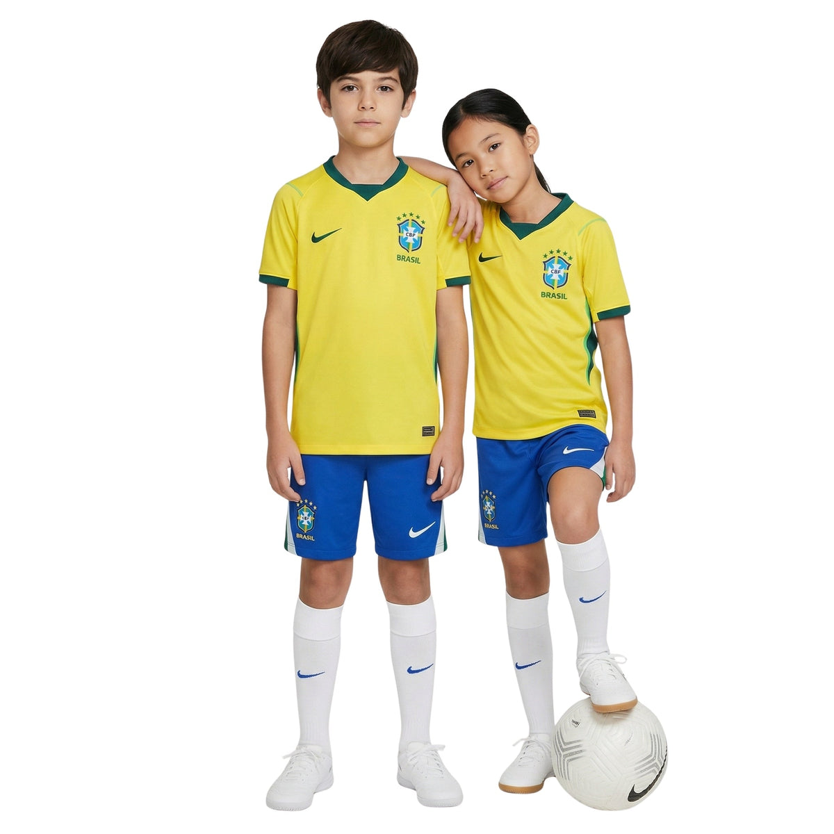 Kids Brazil Home Shirt 26/27 - World Cup 2026