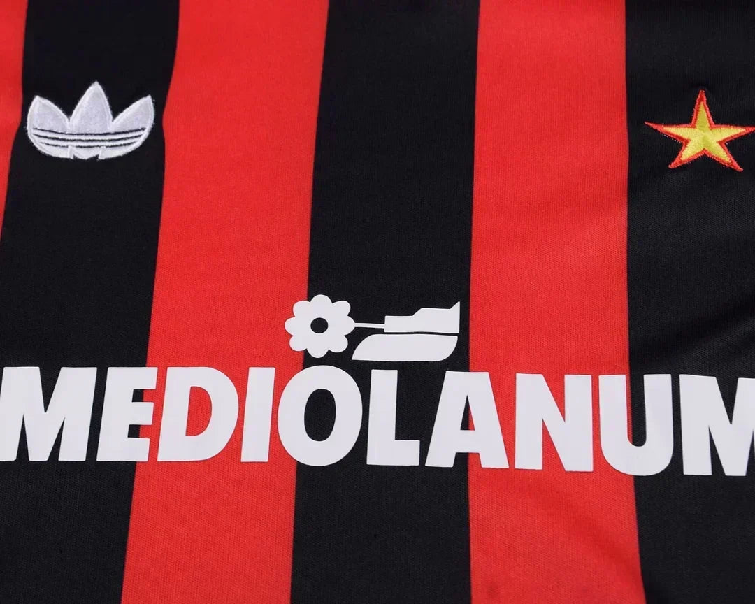 Kids Retro AC Milan Home Kit 90/91