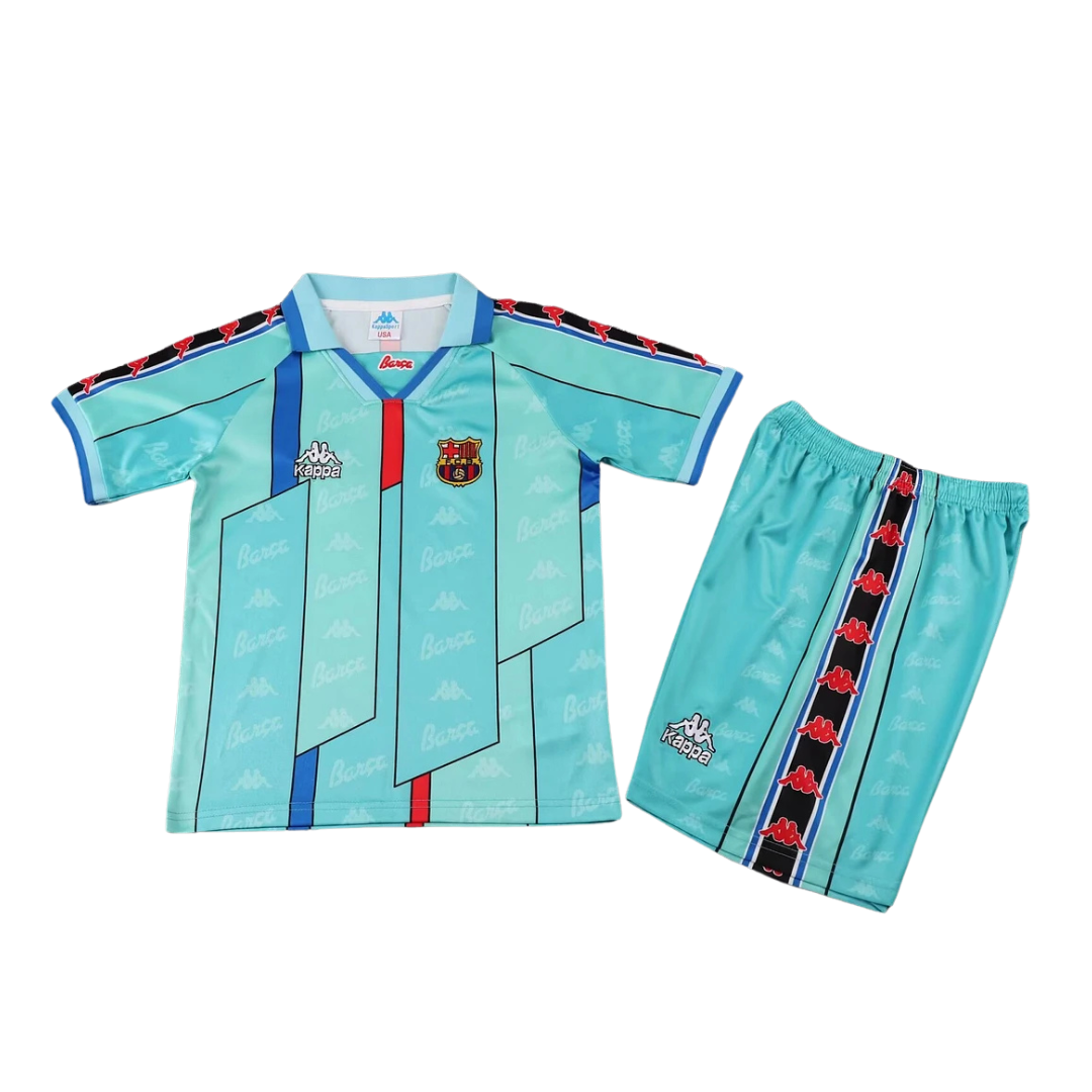 Kids Retro Barcelona Away Kit 96/97