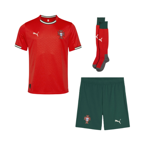Kids Portugal Home Shirt 25/26 - World Cup 2026