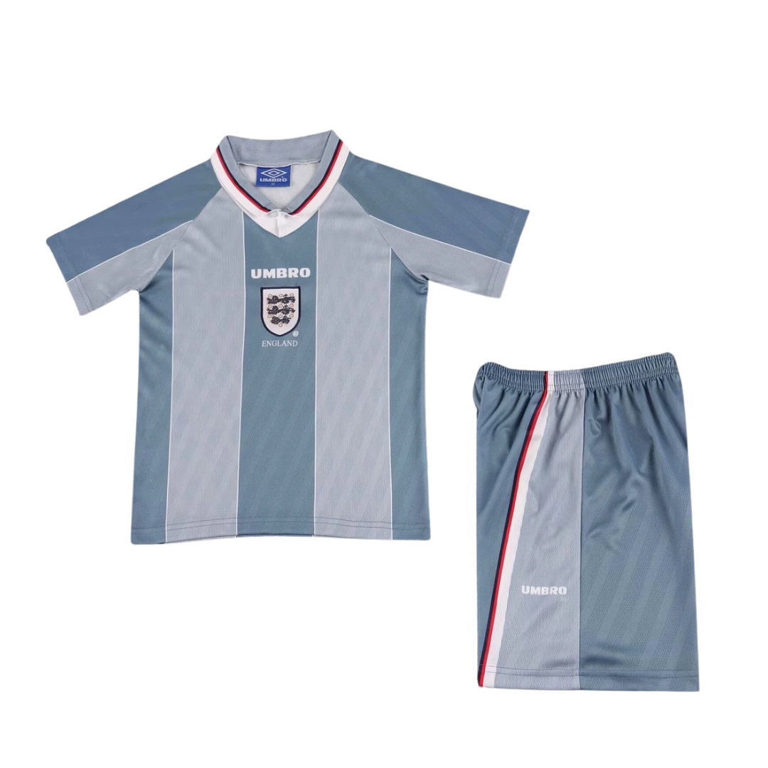 Kids Retro England Away Kit 1996