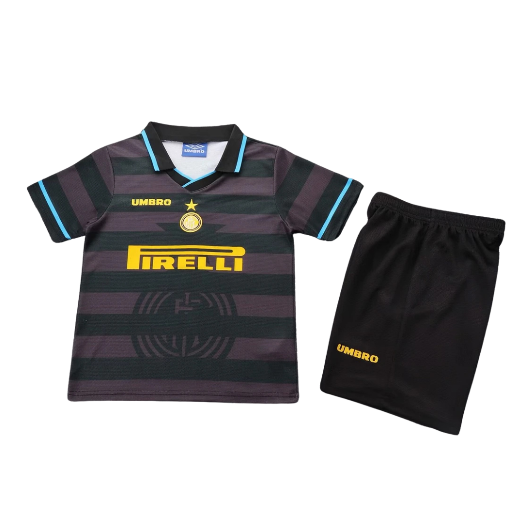 Kids Retro Inter Milan Away Kit 97/98