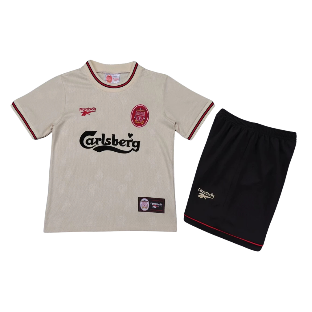 Kids Retro Liverpool Away Kit 96/97