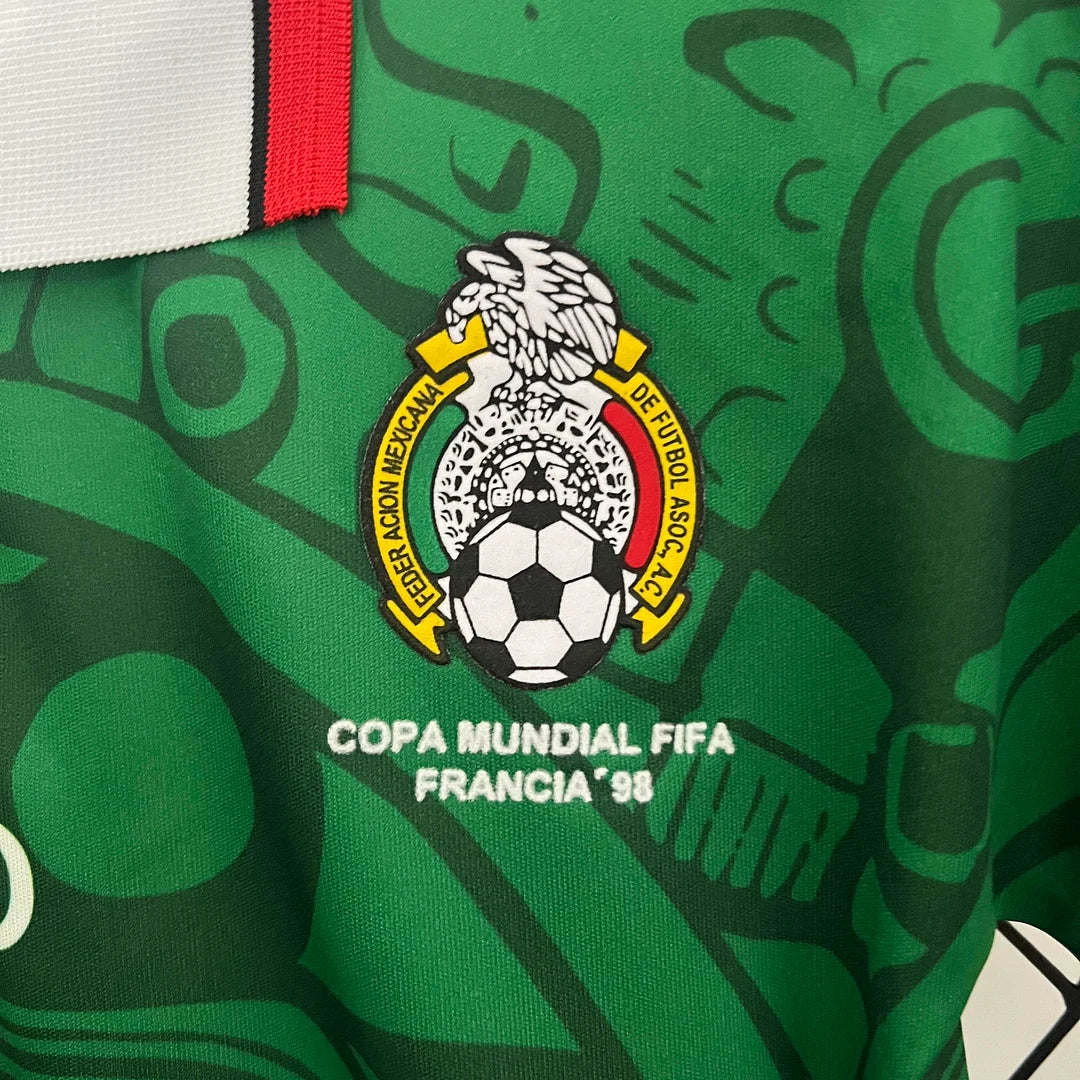 Kids Retro Mexico Home Kit 1998