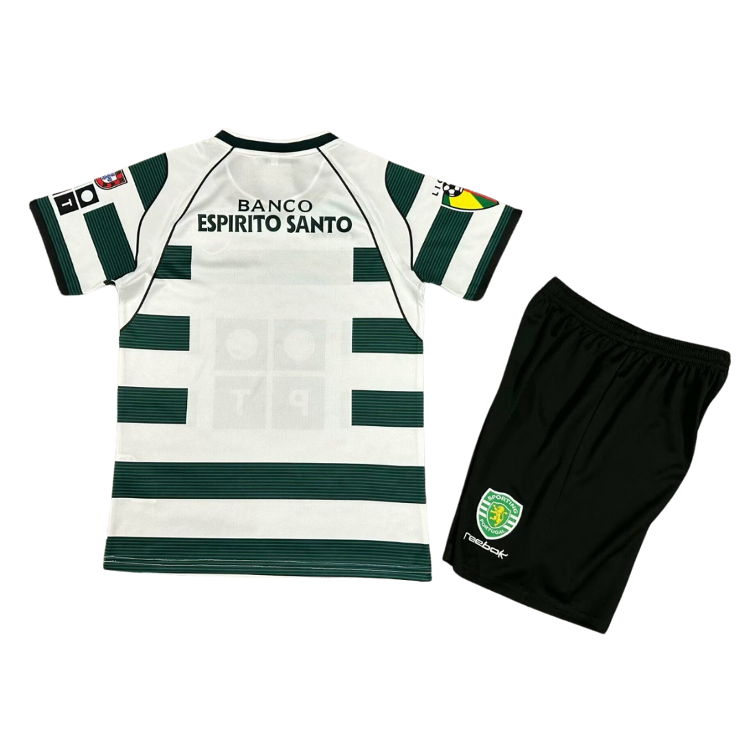 Kids Retro Portugal Away Kit 01/03