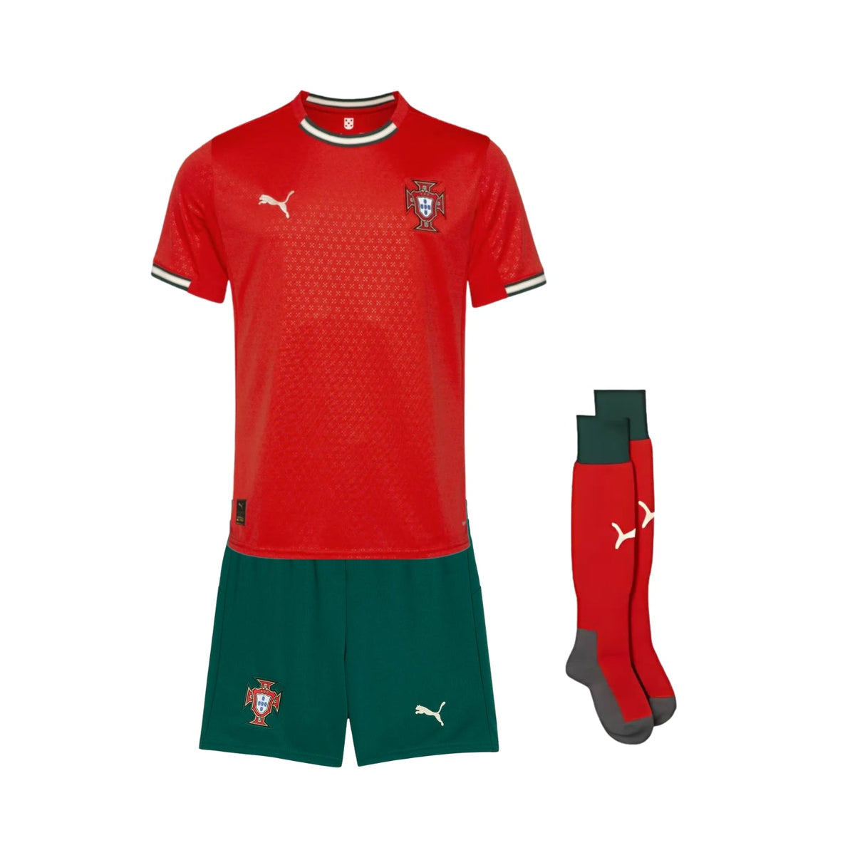 Kids Portugal Home Shirt 25/26 - World Cup 2026