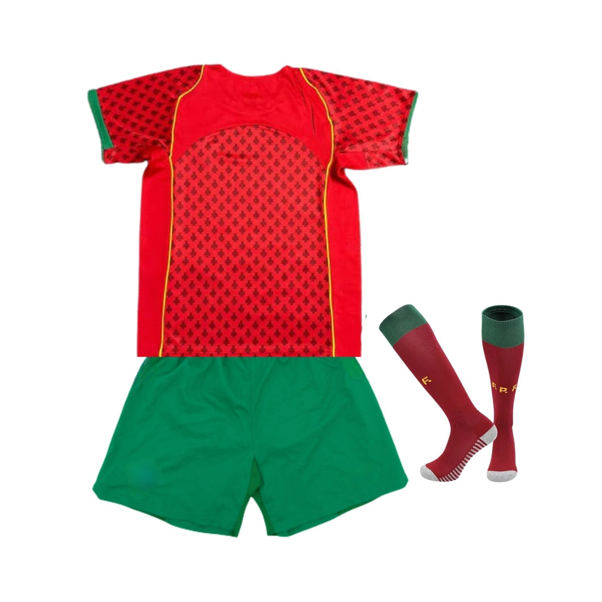 Kids Retro Em Portugal Home Shirt 04/05