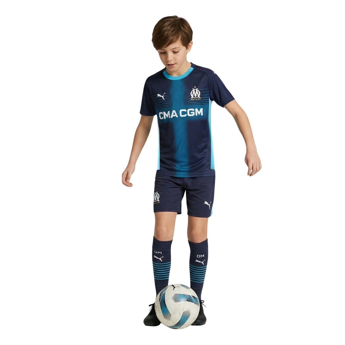Kids Olympique Marseille Away Shirt 25/26