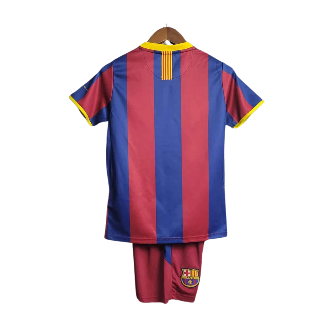 Kids Retro Barcelona Home Kit 10/11