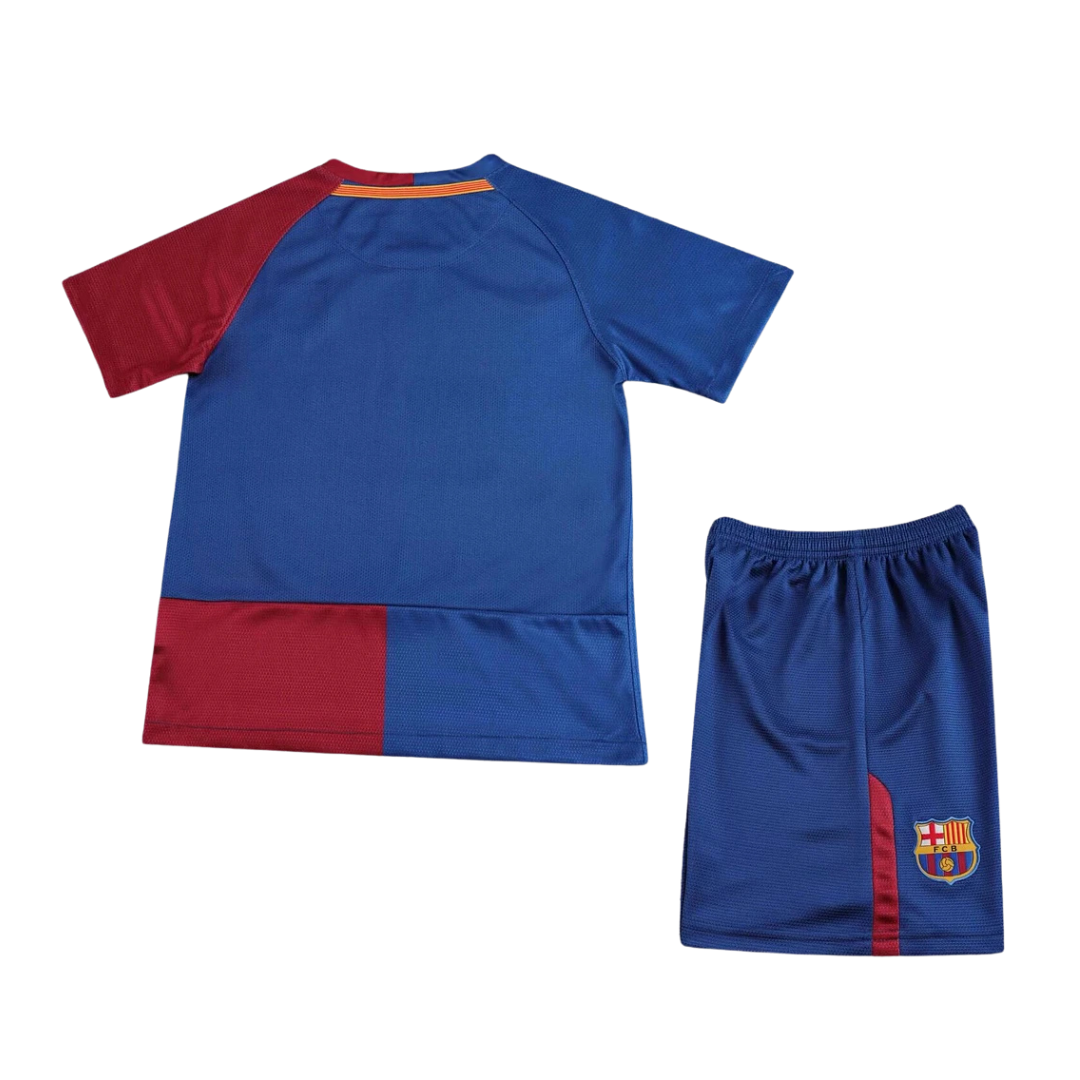 Kids Retro Barcelona Home Kit 08/09
