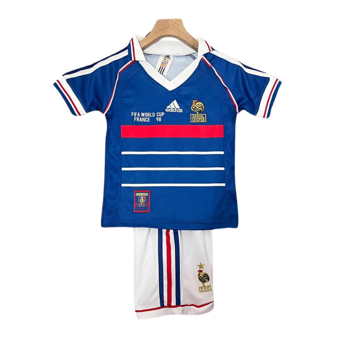 Kids Retro France Home Kit 1998