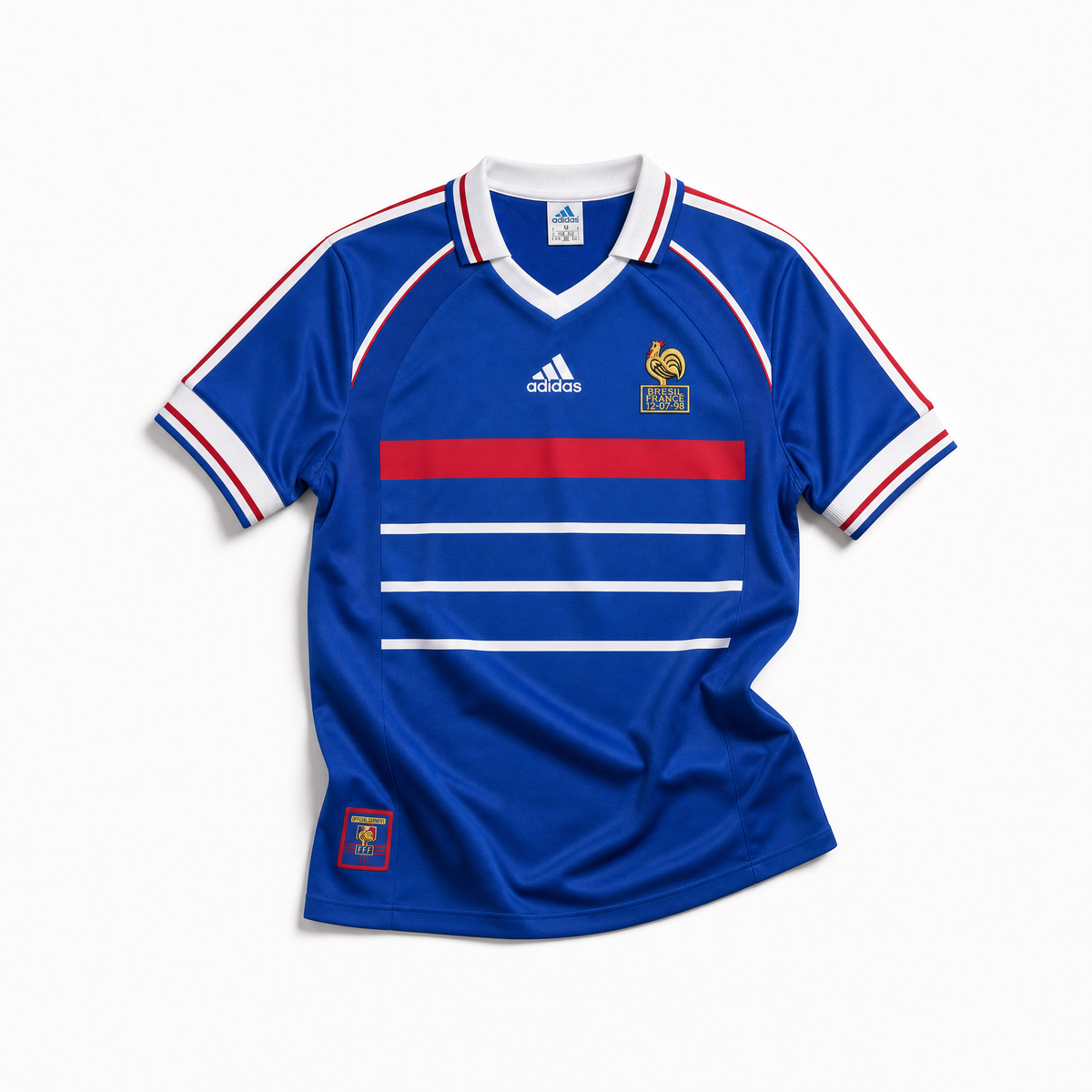 Zidane France 1998 World Cup Home Shirt