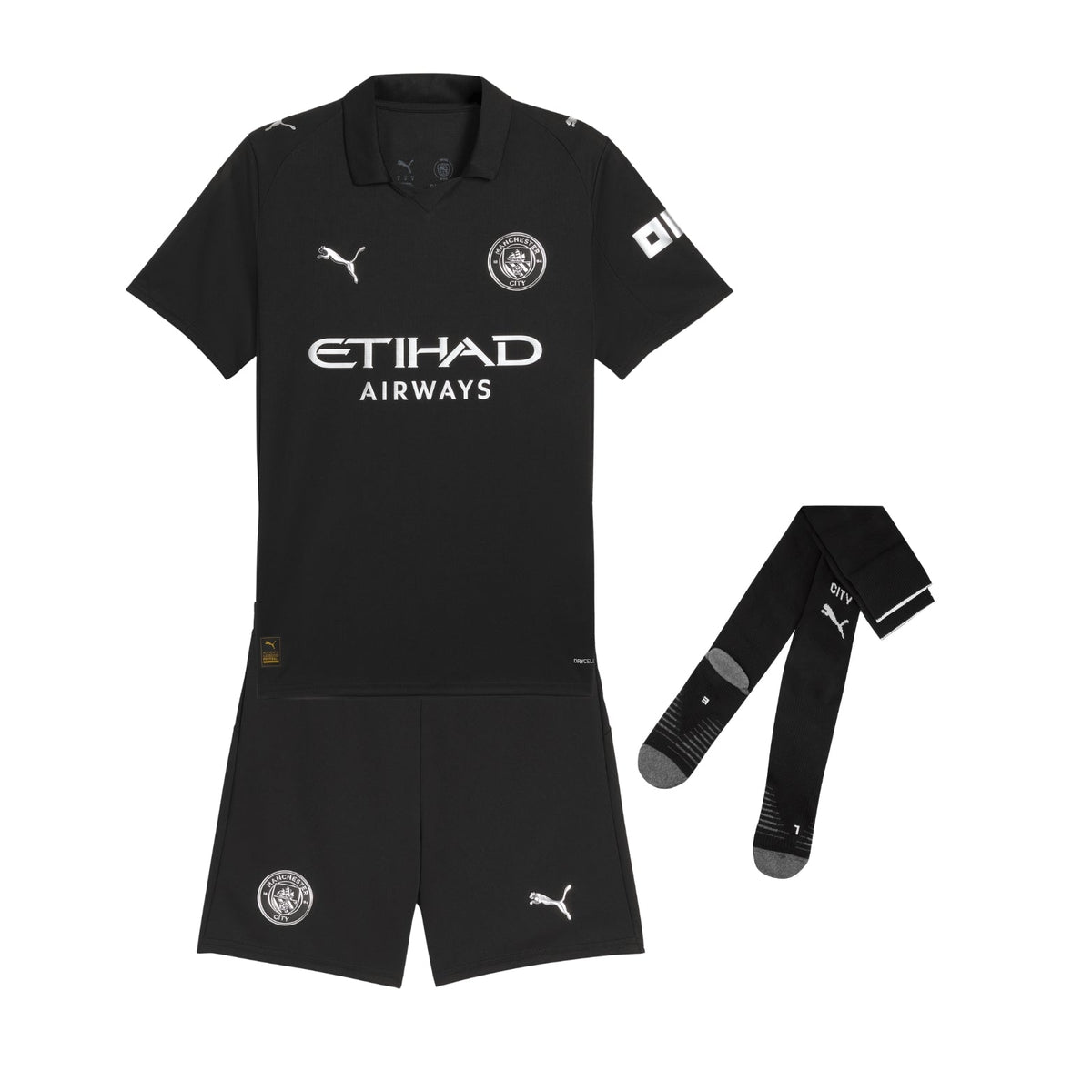 Kids Manchester City Away Shirt 25/26