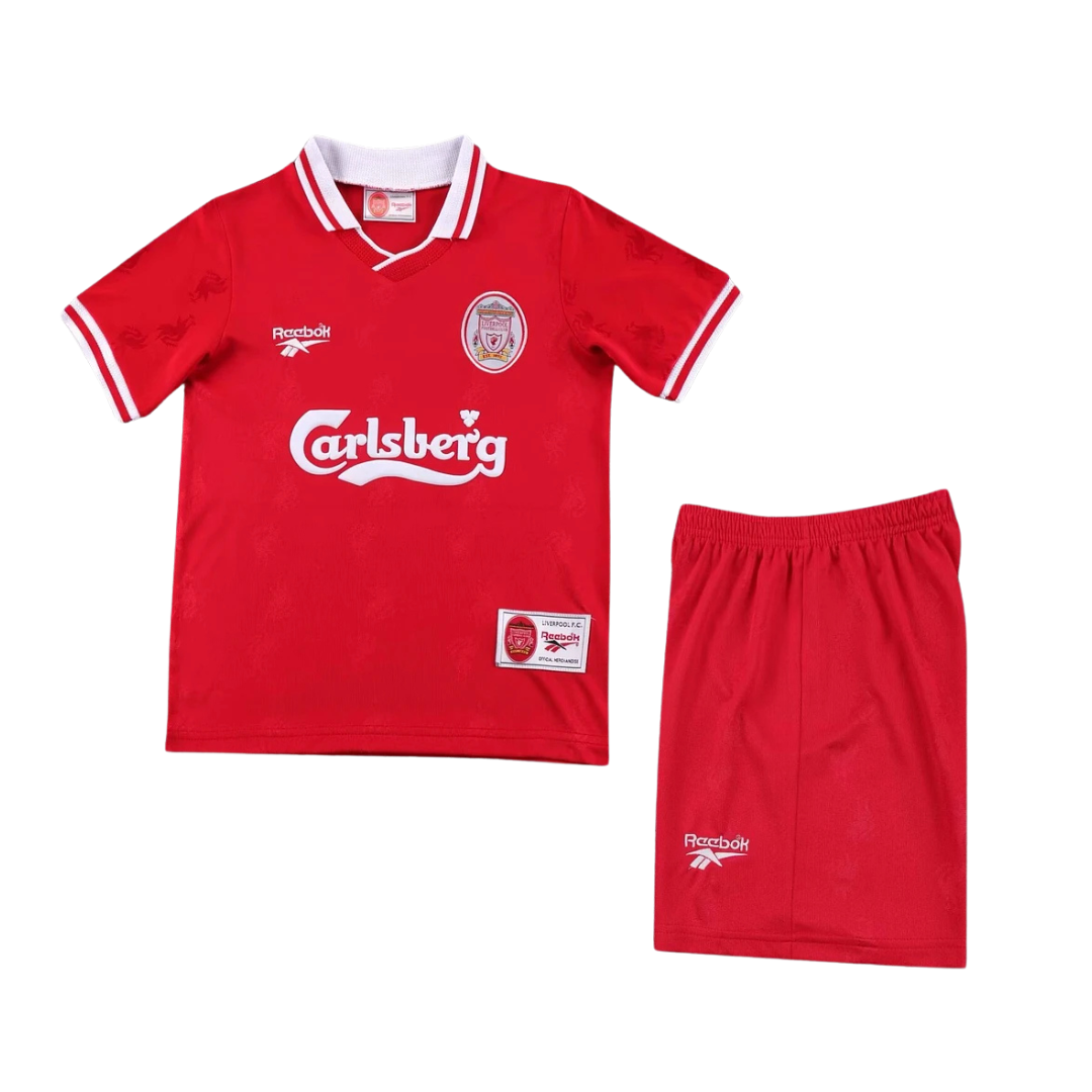 Kids Retro Liverpool Home Kit 96/97