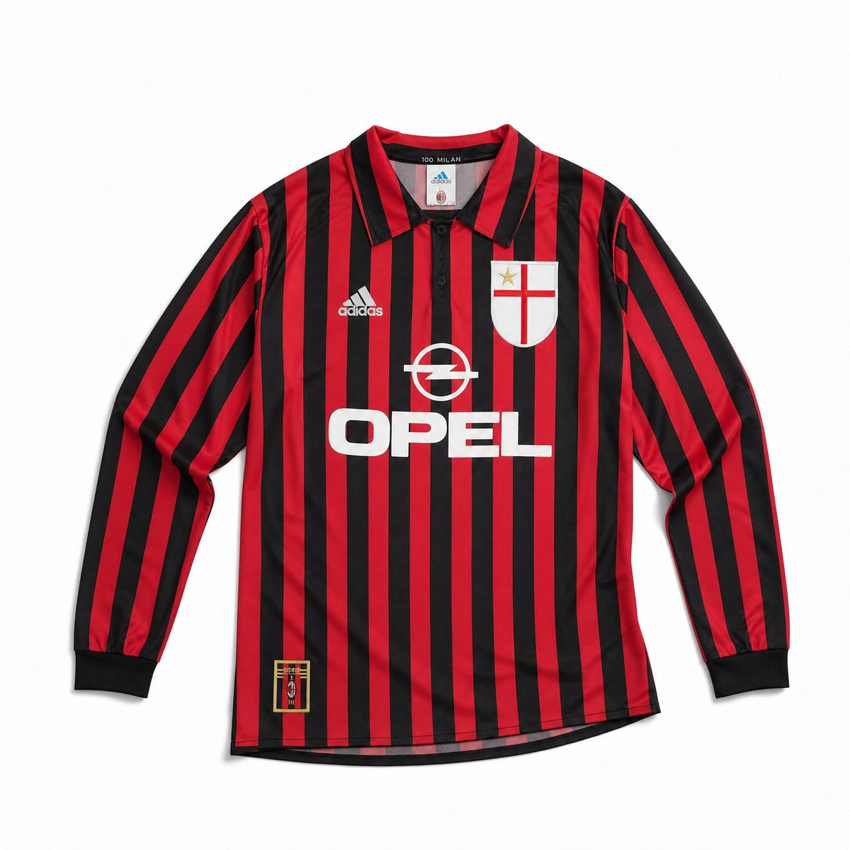 Maldini Milan Home Long Jersey 1999/00
