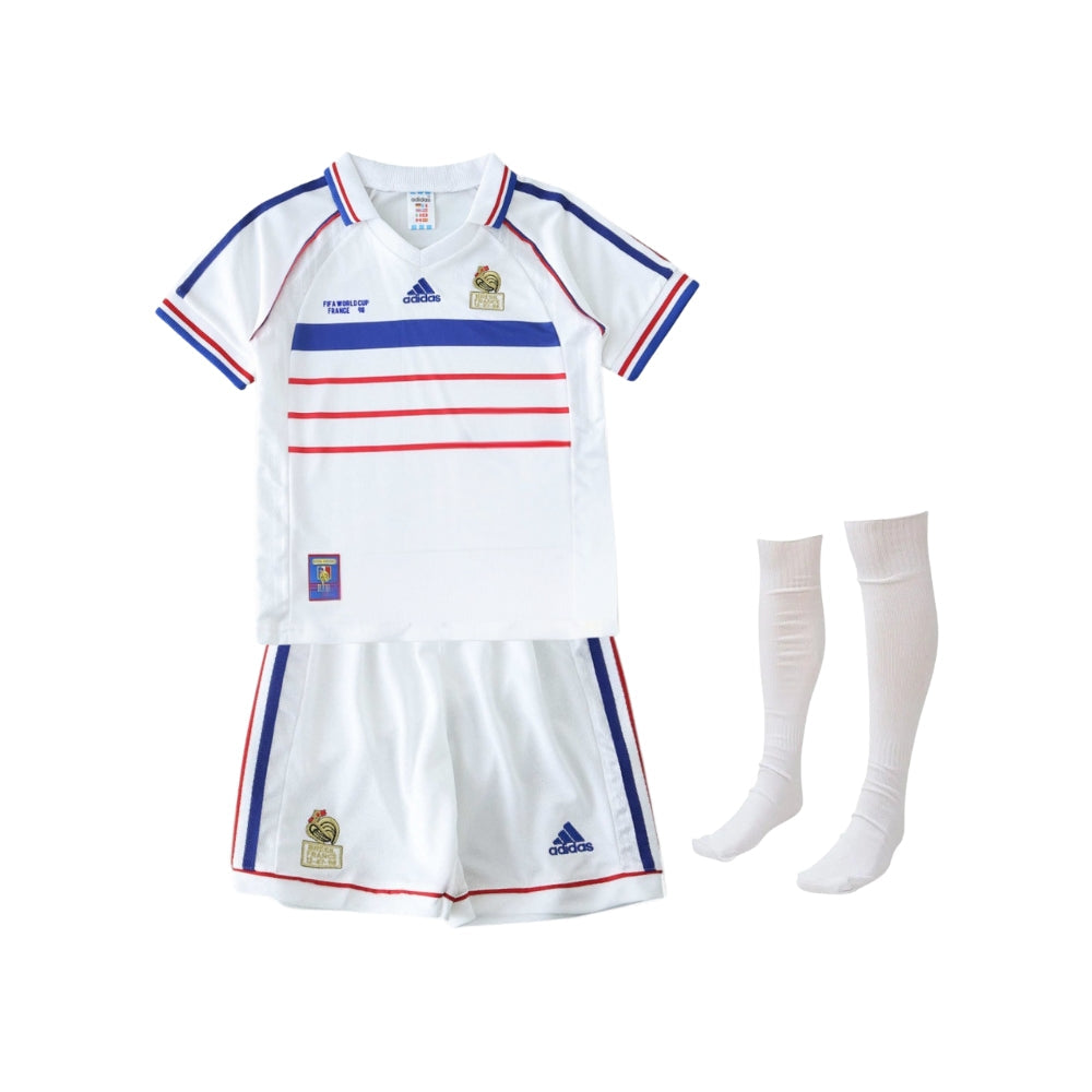 Kids Retro France 98 Away Shirt 98/99 - World Cup 1998