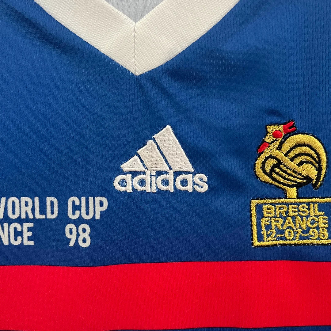 Kids Retro France Home Kit 1998